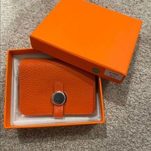 All Leather Card Holder Case Four Colors